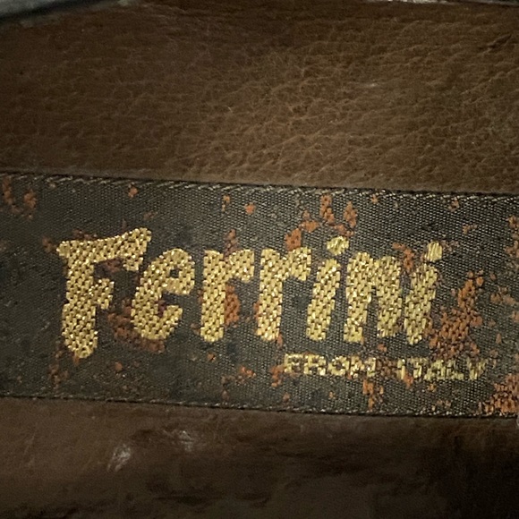 Designer Ferrini Men’s Leather Dress Shoes - Picture 4 of 6